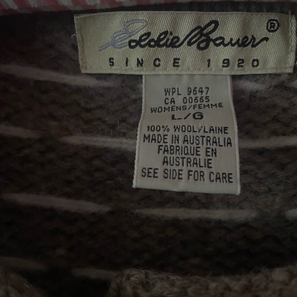 90’s/2000’s Wool Eddie Bauer Cardigan - Picture 2 of 4